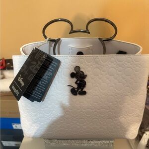 Loungefly Disney Mickey Mouse Figural Handle Handbag — BoxLunch Exclusive